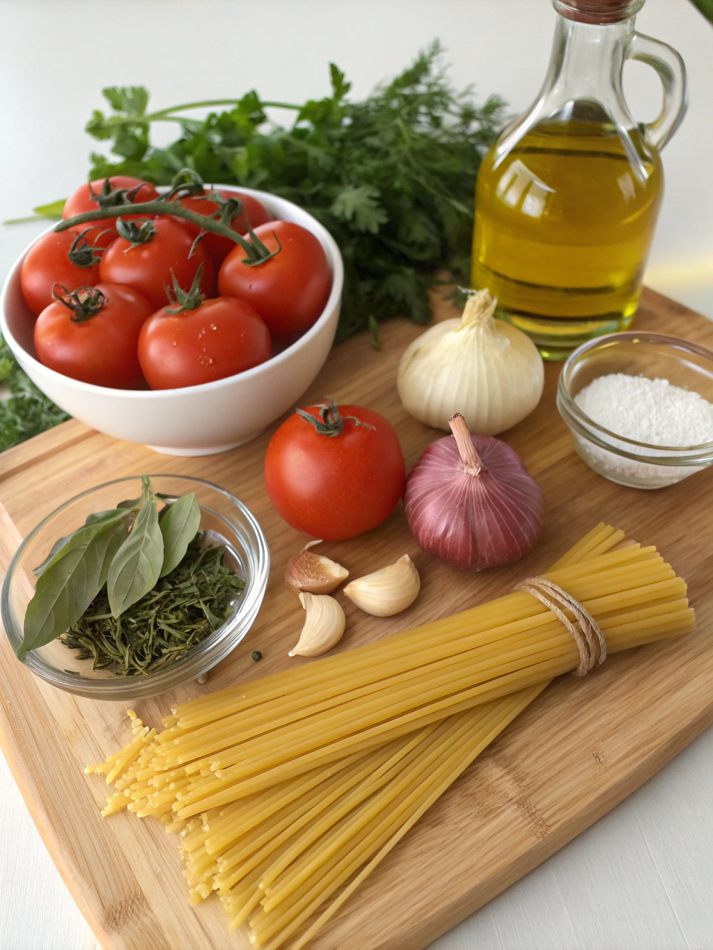 schnelles One-Pot-Pasta-Rezept ingredients